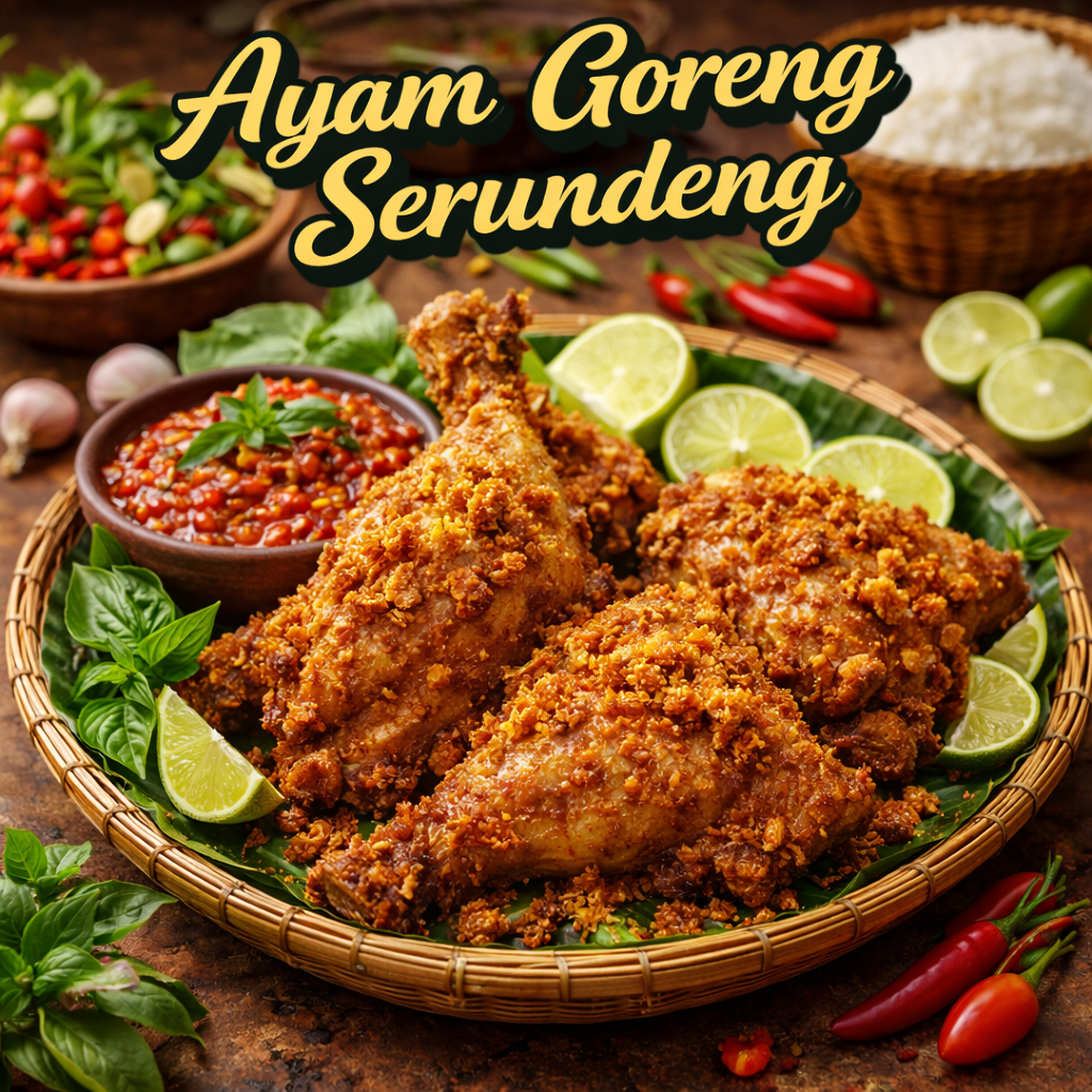 Ayam goreng serundeng Mang Engking